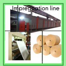 Ligne d&#39;imprégnation pour papier mélamine / Ligne d&#39;imprégnation 4 FEET / Machine de revêtement de papier décoratif